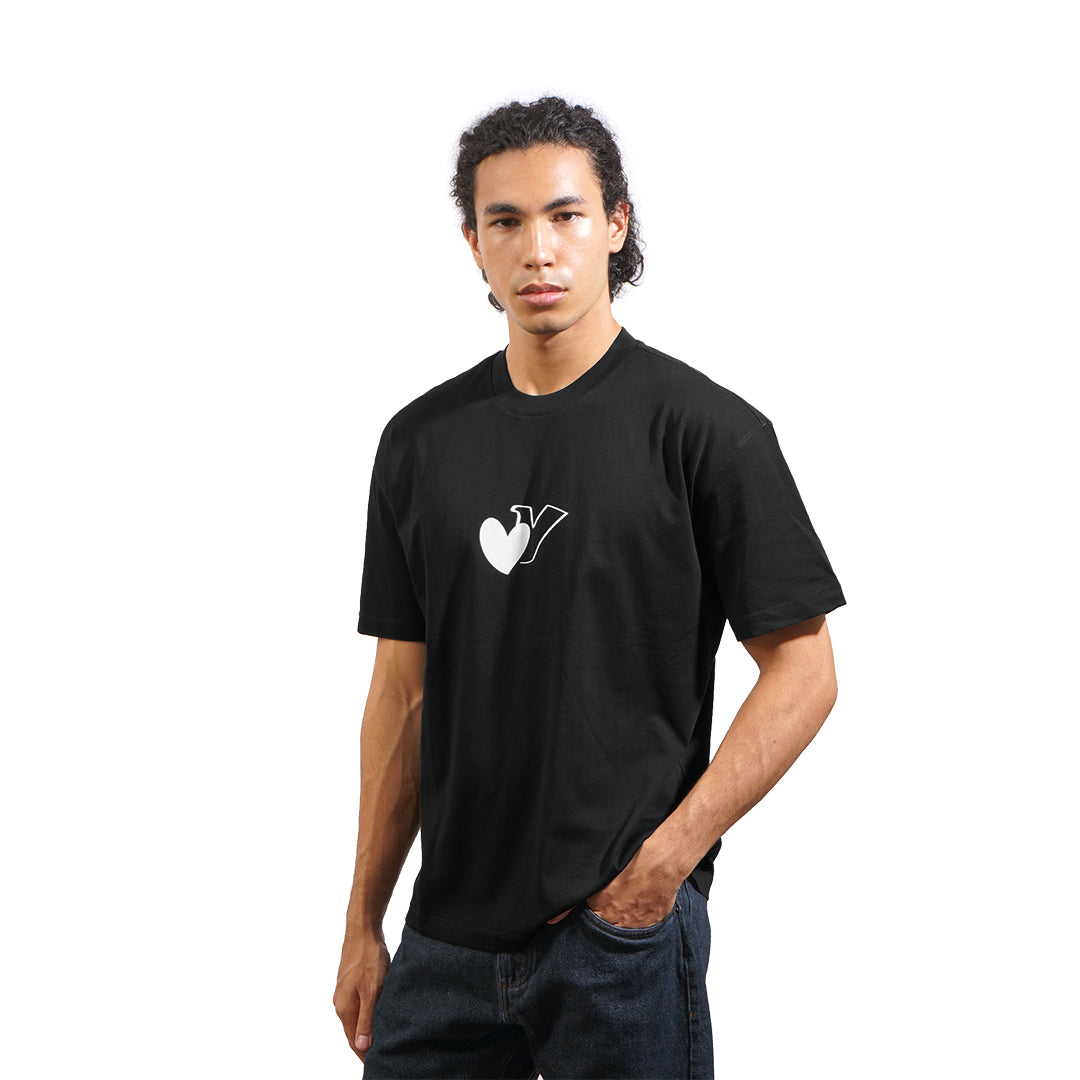 FOLX Heart Logo Mercerised T-Shirt