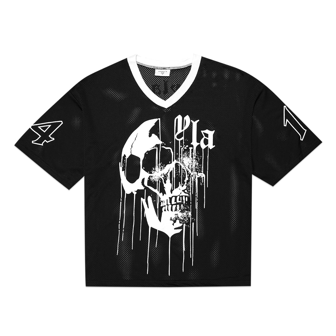 YOUNGLA Drippy Skull Jersey T-Shirt – SANGKIL