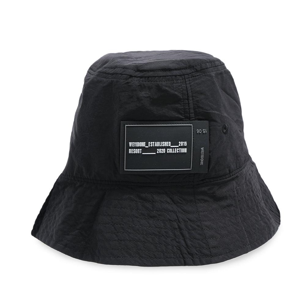 We11done Logo Rubber Patch Bucket Hat