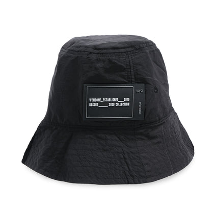 We11done Logo Rubber Patch Bucket Hat