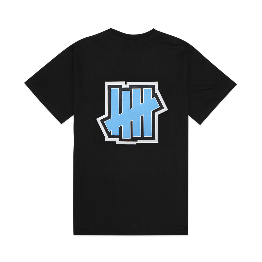 Undefeated Back Blue Icon Logo T-Shirt