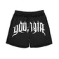 YOUNGLA Deconstructed Terry Shorts