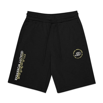 Dickies Yellow Logo Sweat Shorts