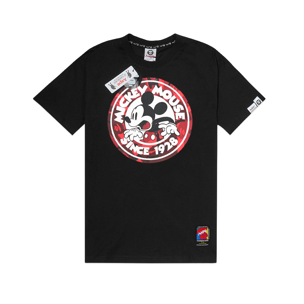 AAPE X DSNY Circle Mickey T-Shirt