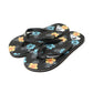 QKSV Flower Pattern Flip Flops