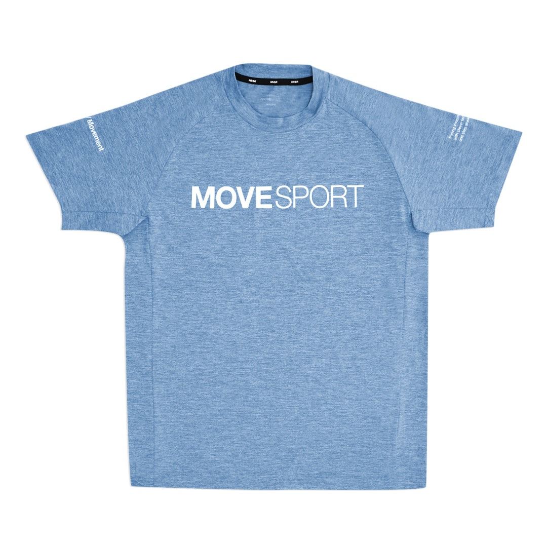 DCT Movesport White Logo Performance T-Shirt