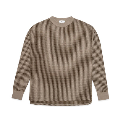 FOLX 3D Square Knit Square Crewneck Sweatshirt