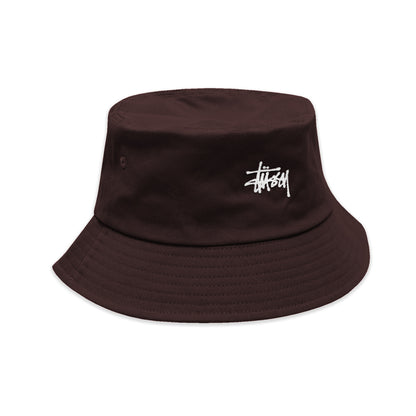 Stussy Embroidery Logo Bucket Hat