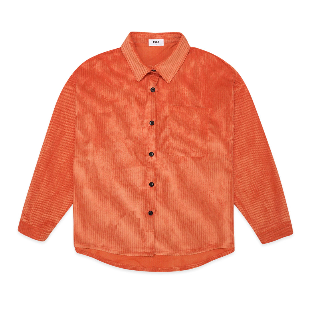 FOLX Corduroy Pocket Long Sleeve Shirt