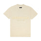FOG Essentials Back Cream Rubber Text T-Shirt