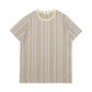 FOLX Vertical Stripes Knit T-Shirt