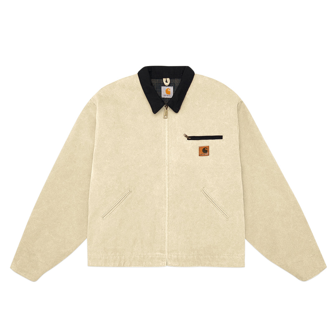 CHT OG Detroit Leather Patch Canvas Jacket