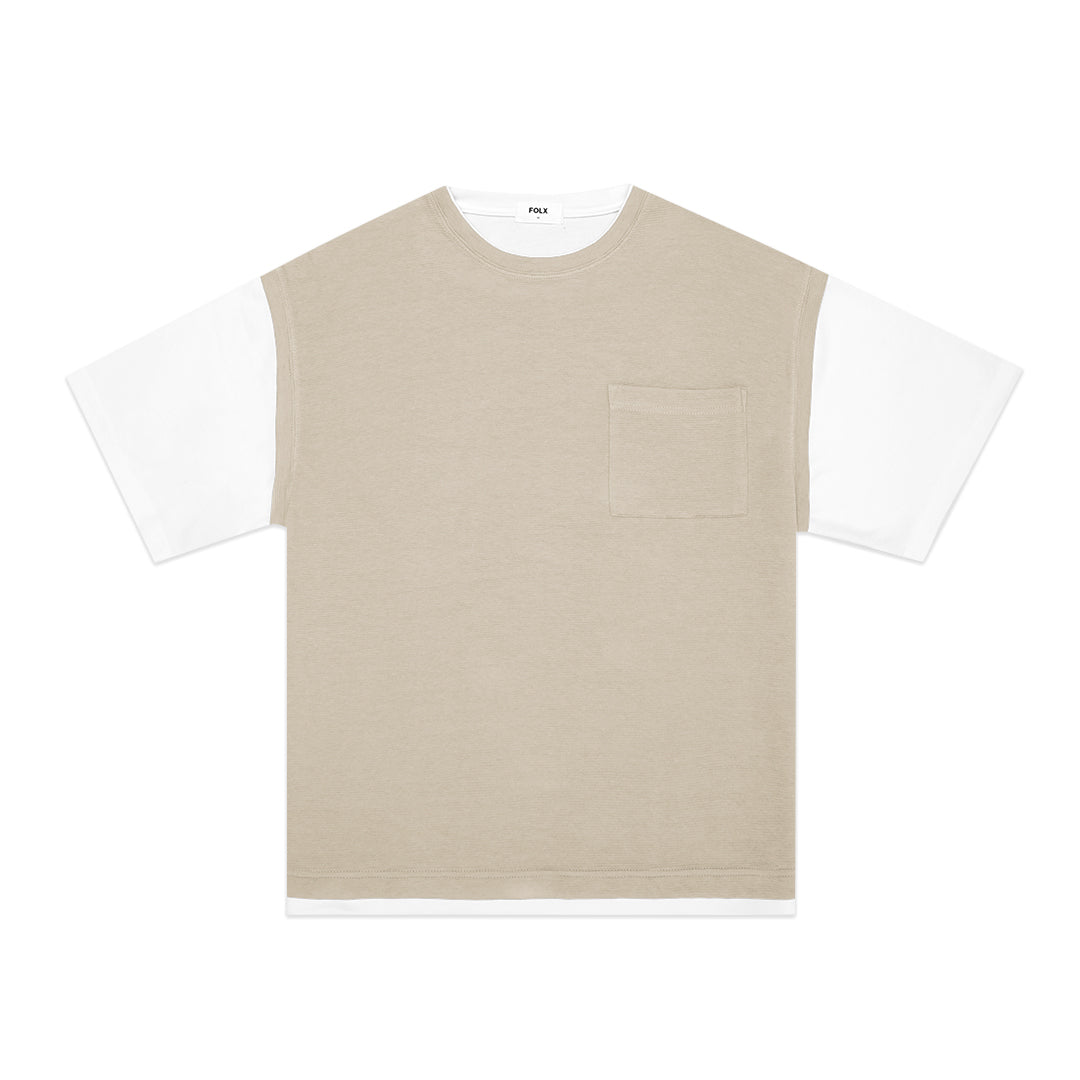 FOLX Faux Layered Pocket T-Shirt