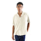 FOLX Vertical Waffle Texture Short Sleeve Shirt