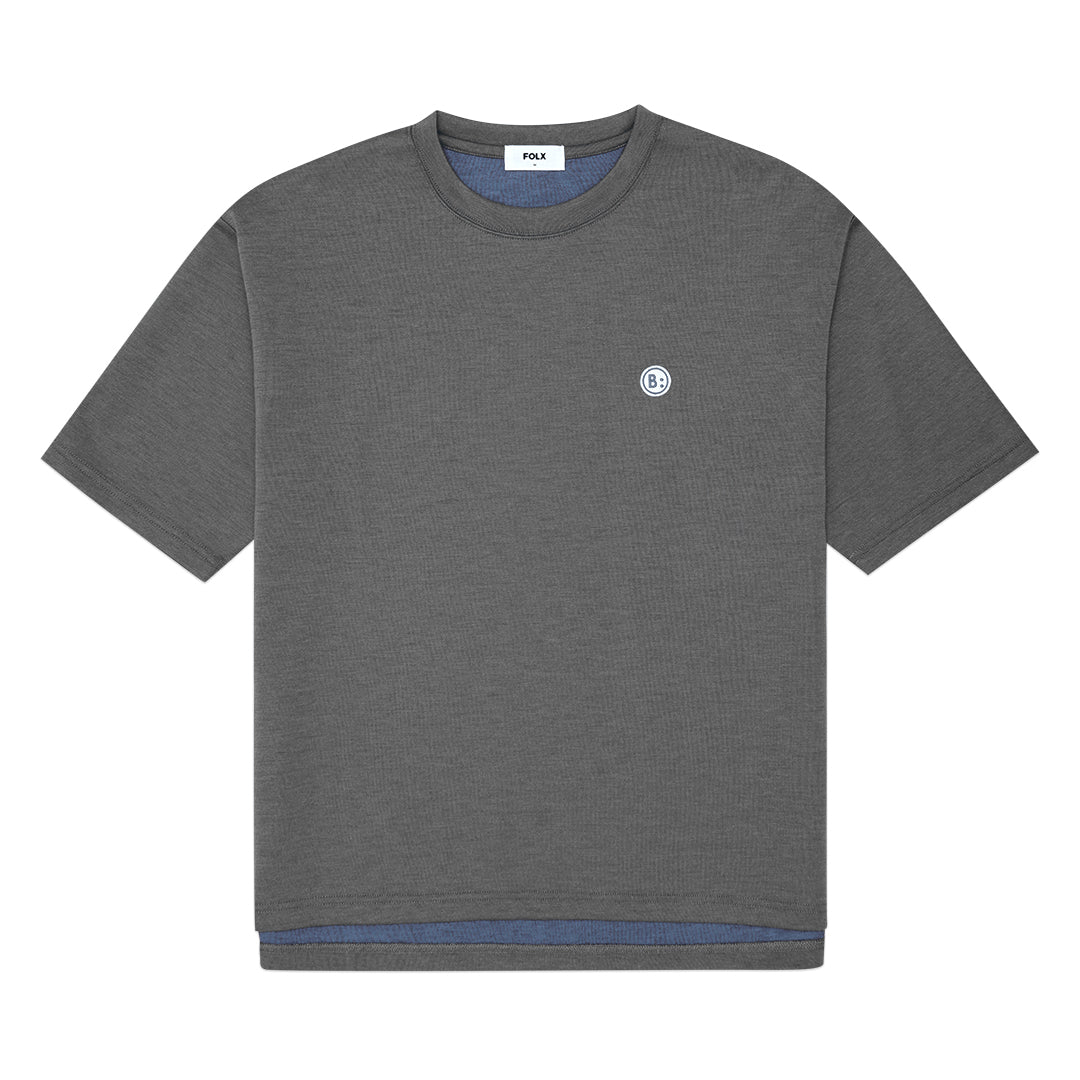 FOLX Circle Patch Double Jersey T-Shirt