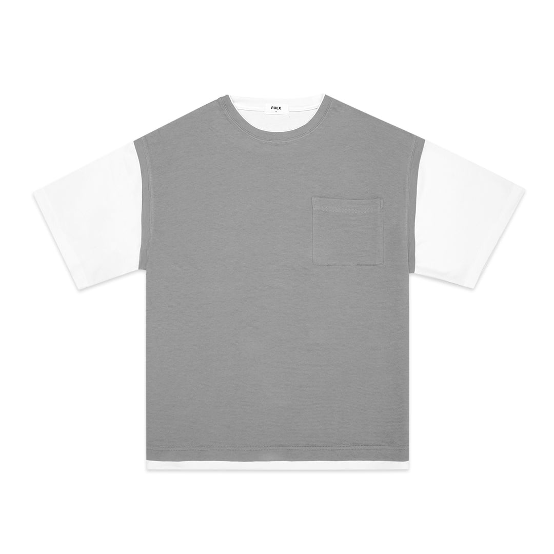 FOLX Faux Layered Pocket T-Shirt