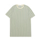 FOLX Vertical Stripes Knit T-Shirt