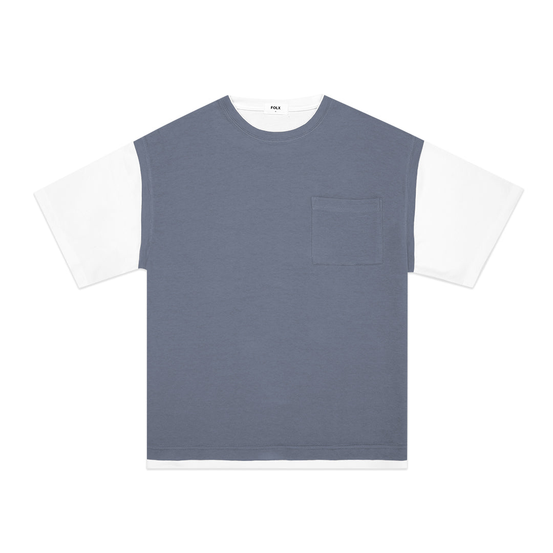 FOLX Faux Layered Pocket T-Shirt