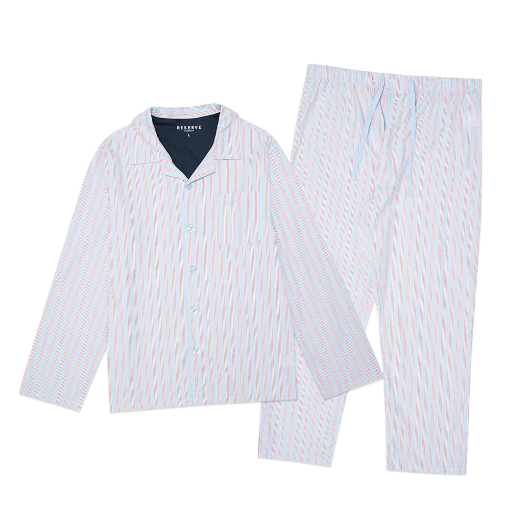 Reserve Patterned Poplin Long Sleeve Pyjama Set