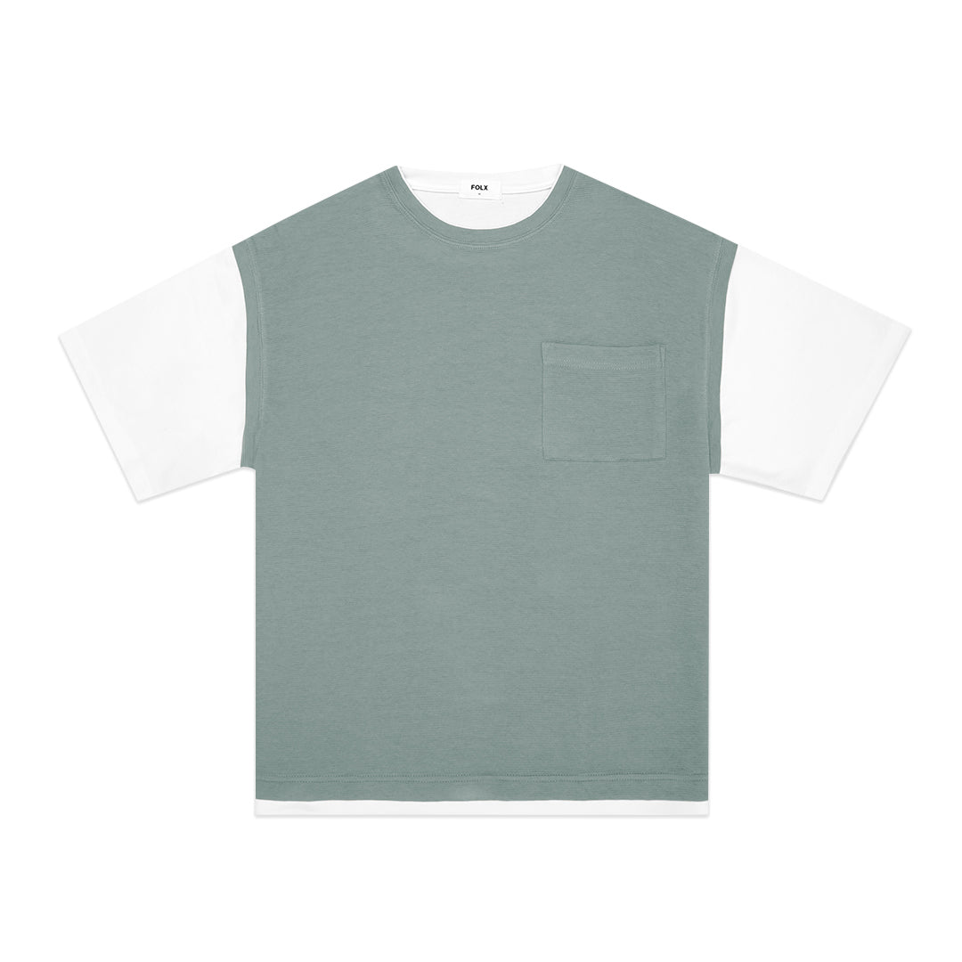 FOLX Faux Layered Pocket T-Shirt
