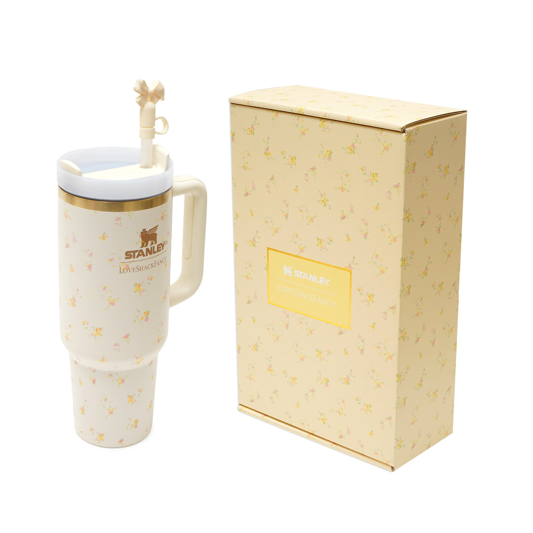 STLY X LoveShackFancy Quencher H2.0 Flowstate Tumbler