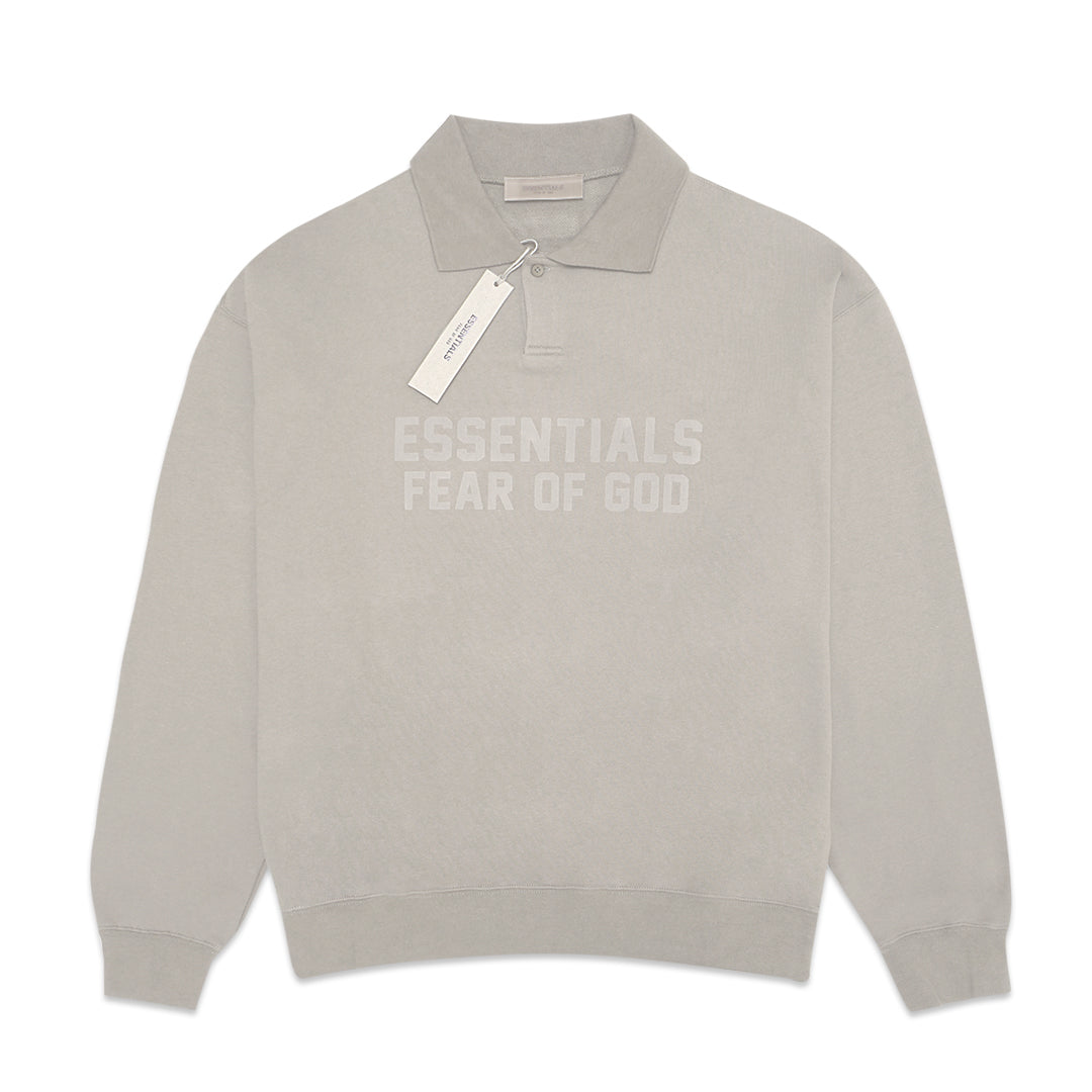 FOG Essentials Center Solid Velvet Polo Sweatshirt