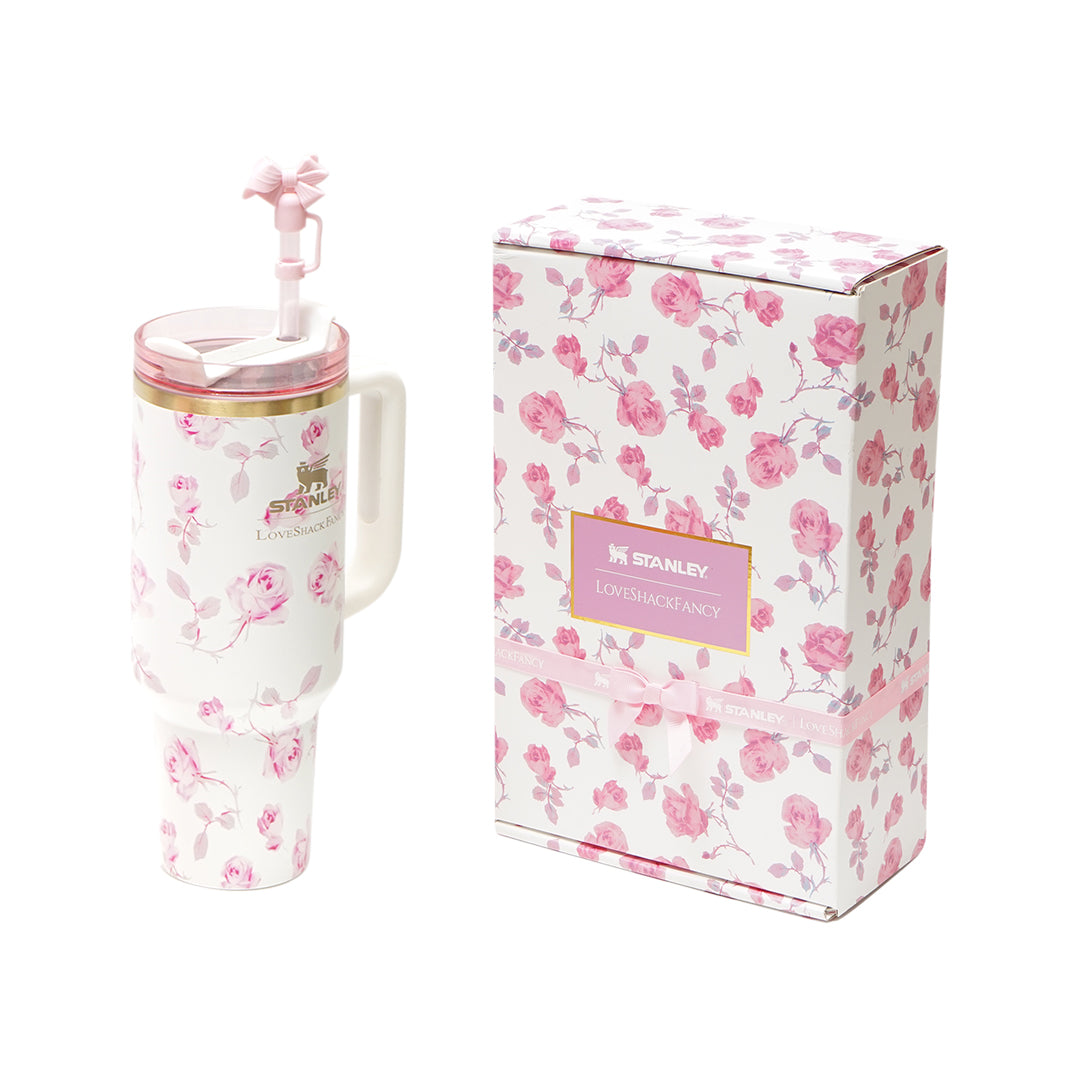 STLY X LoveShackFancy Quencher H2.0 Flowstate Tumbler