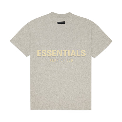 FOG Essentials Back Cream Rubber Text T-Shirt