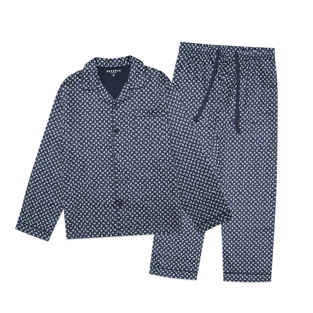 Reserve Patterned Poplin Long Sleeve Pyjama Set
