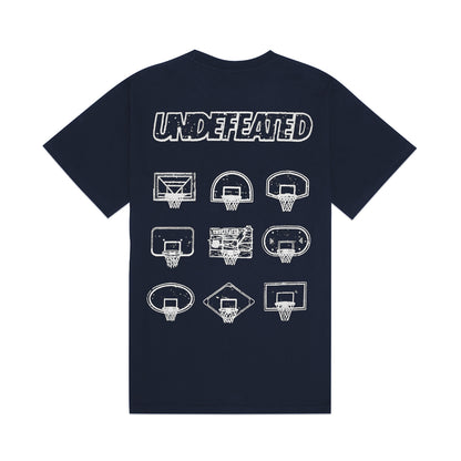 Undefeated Retro Basketball Ring T-Shirt