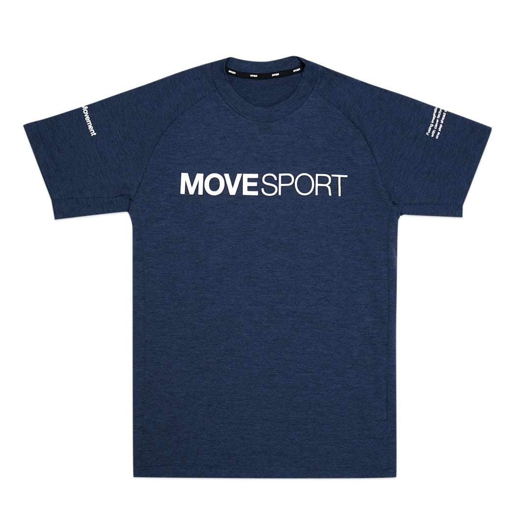 DCT Movesport White Logo Performance T-Shirt