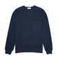 FOLX Woven Chest Pocket Sweater