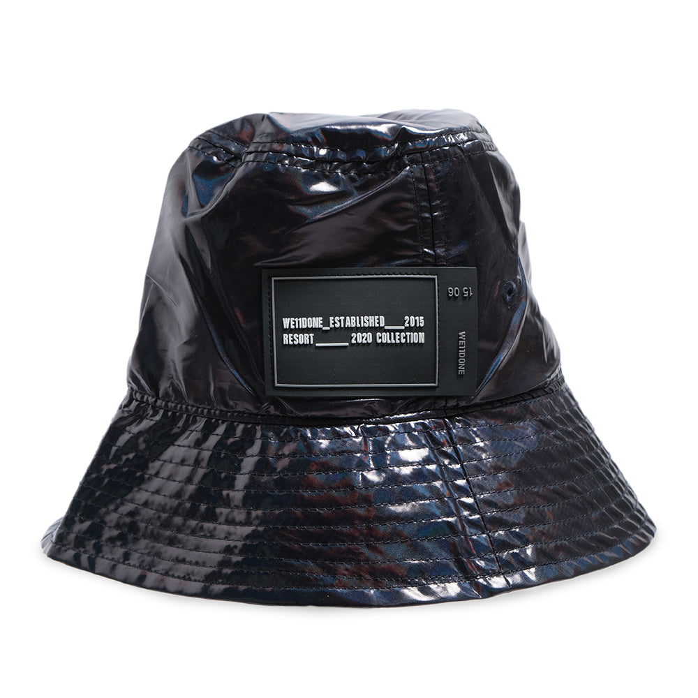 We11done Logo Rubber Patch Bucket Hat