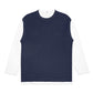 FOLX Faux Layered White Sleeve Long Sleeve T-Shirt