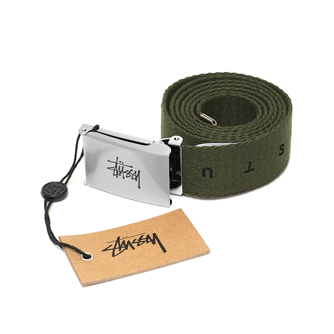 Stussy Small Text Webbing Belt