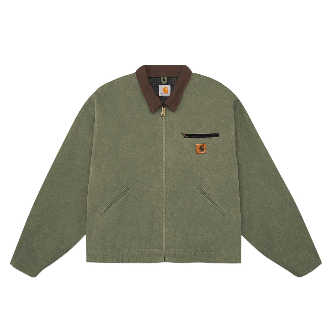CHT OG Detroit Leather Patch Canvas Jacket