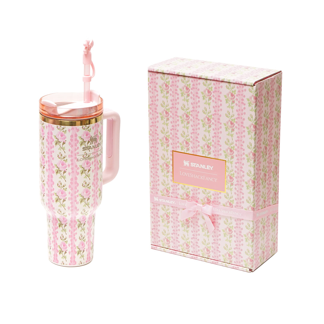 STLY X LoveShackFancy Quencher H2.0 Flowstate Tumbler