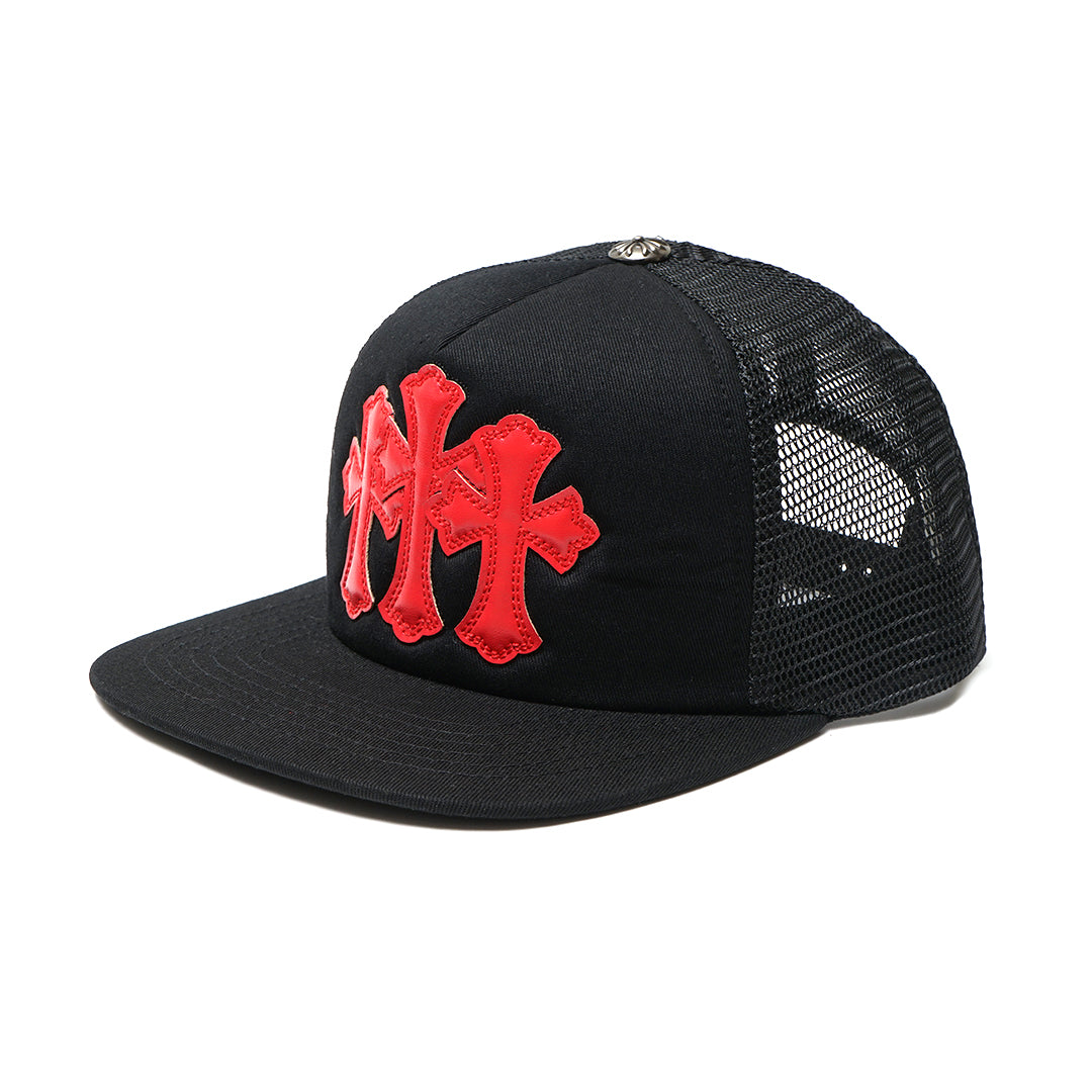Chrome Hearts Triple Cross Cemetery Trucker Cap