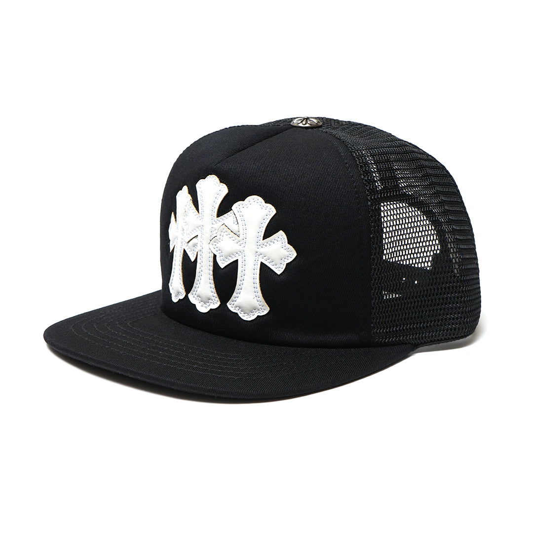 Chrome Hearts Triple Cross Cemetery Trucker Cap