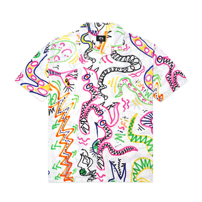 Stussy Abstract Rayon Short Sleeve Shirt