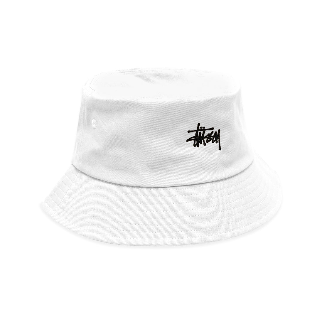 Stussy Embroidery Logo Bucket Hat