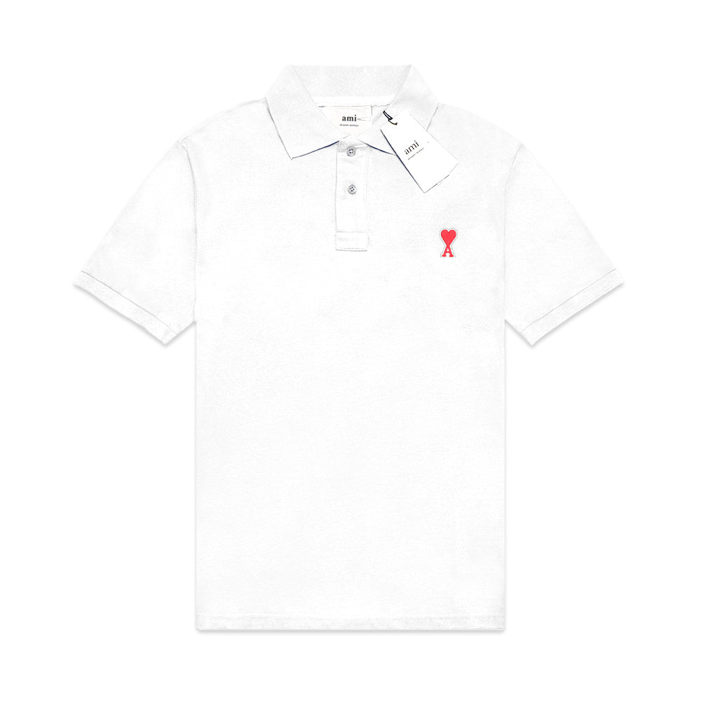 4M1 Mini Heart Patch Polo Shirt