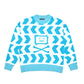 ASD Face Keith Cross Bones Face Knit Sweater