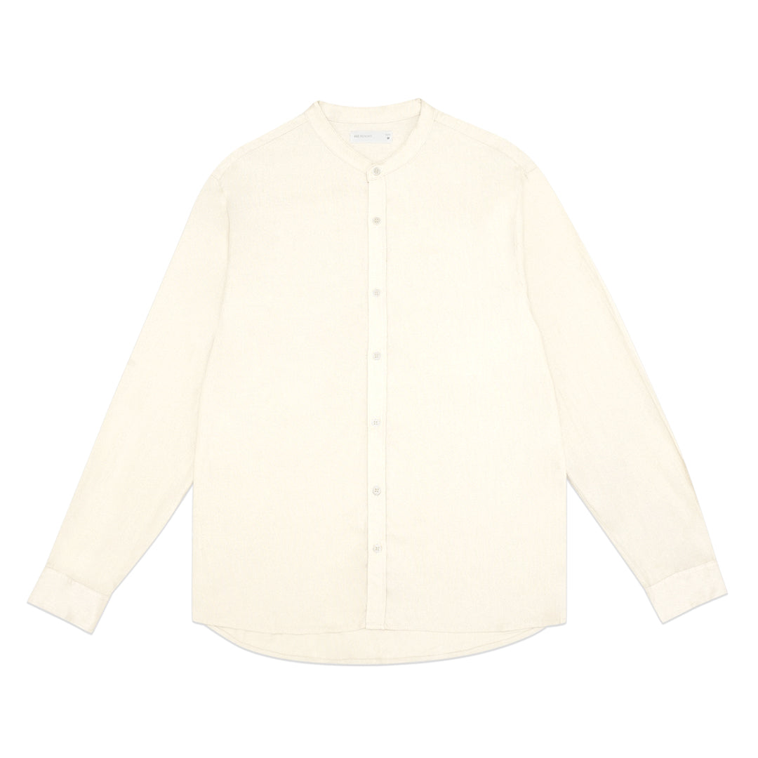 Aiiz Resort Grandad Collar Long Sleeve Shirt