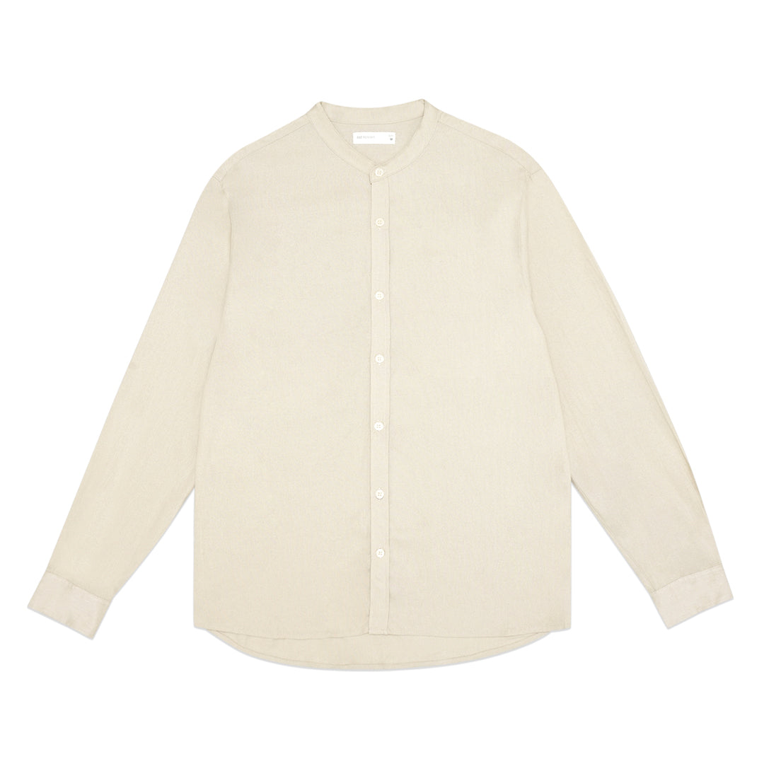 Aiiz Resort Grandad Collar Long Sleeve Shirt