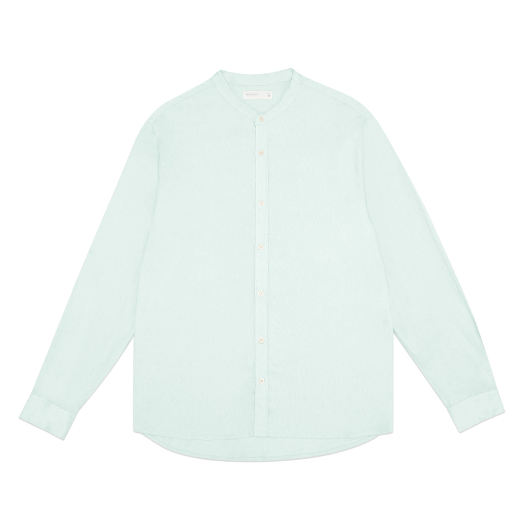 Aiiz Resort Grandad Collar Long Sleeve Shirt