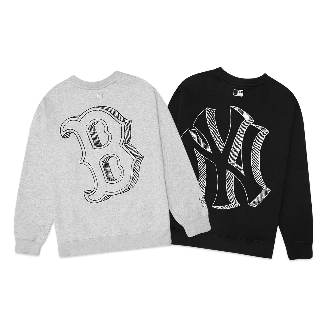 M7b M7B Basic Mega Logo Overfit Sweatshirt – SANGKIL