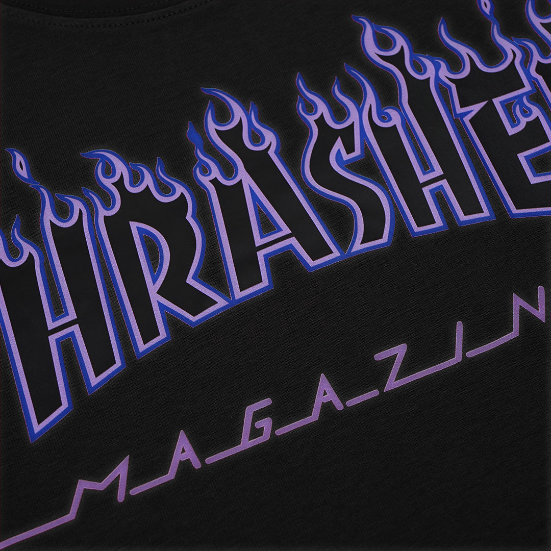 TSR Purple Flame Print T-Shirt