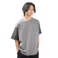 FOLX Color-Block Sleeves Diamond Texture T-Shirt