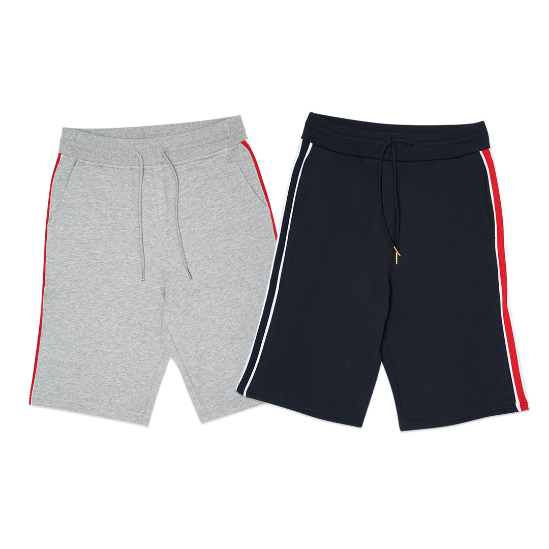 FOLX Tricolor Side Stripes Shorts